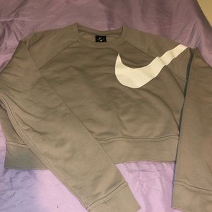 Nike crop sweater size small